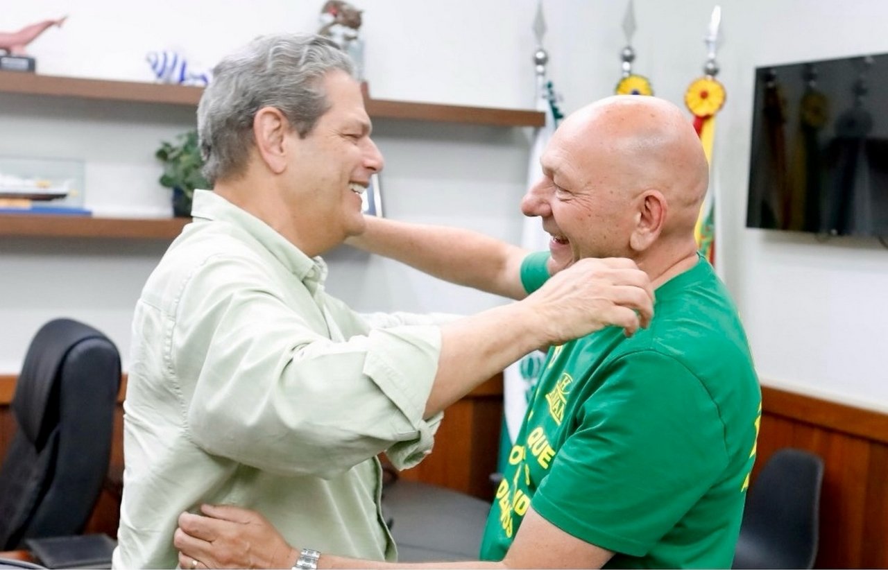 Prefeito de Maringá recebe Luciano Hang em clima de cordialidade e parceria