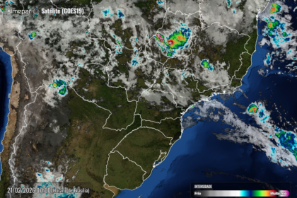 Tempo instável e alerta de temporais marcam o final de semana no Paraná
