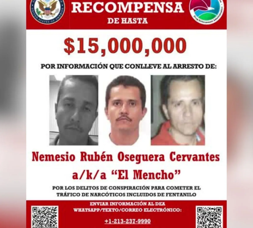 Nemesio Oseguera, mundialmente conhecido como “El Mencho”, líder do poderoso Cartel Jalisco Nueva Generación (CJNG)