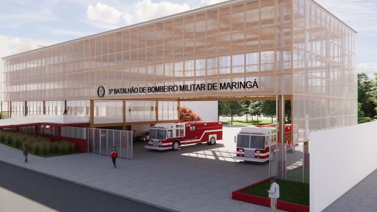 Estado entrega anteprojeto de reforma e ampliação do Batalhão dos Bombeiros em Maringá