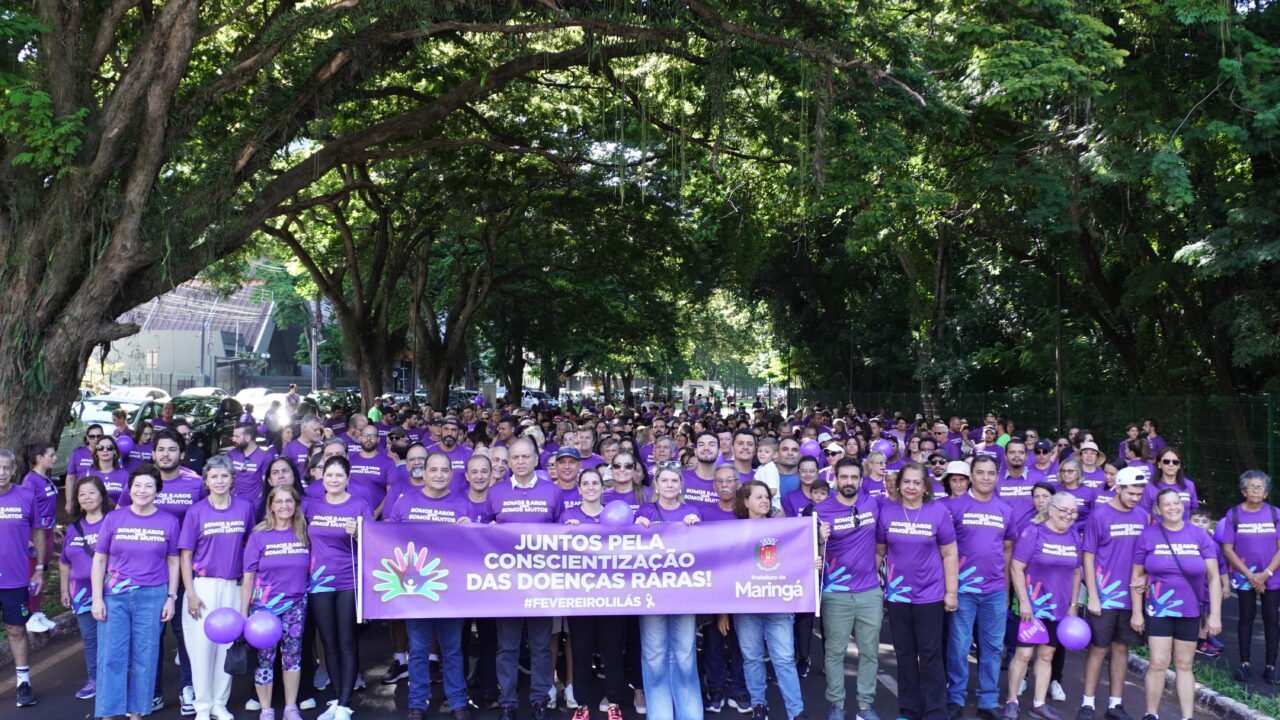 Caminhada de conscientização sobre doenças raras reúne famílias no Parque do Ingá neste domingo, 1º