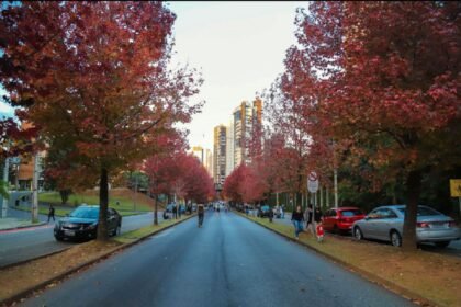 Céu nublado no Paraná durante o início do outono