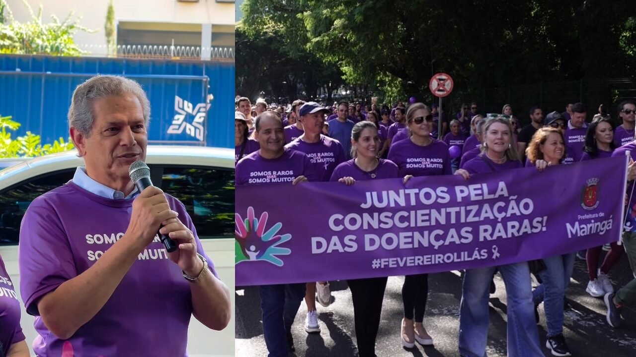 Maringá se une em caminhada pelo Fevereiro Lilás e conscientização de doenças raras