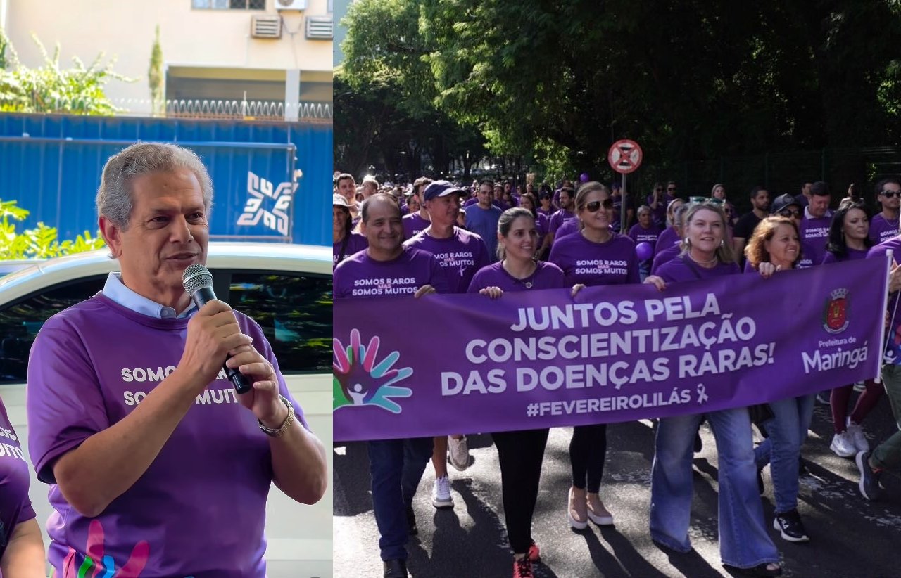 Maringá se une em caminhada pelo Fevereiro Lilás e conscientização de doenças raras
