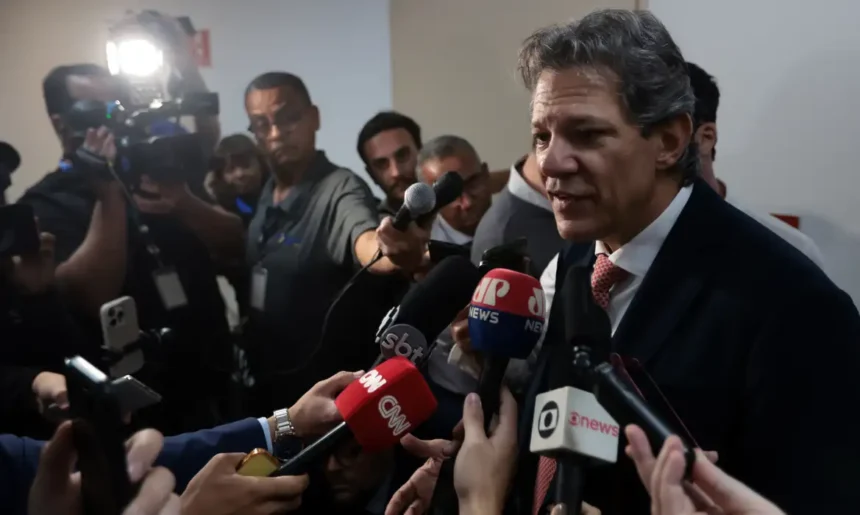 Ministro da Fazenda, Fernando Haddad.
