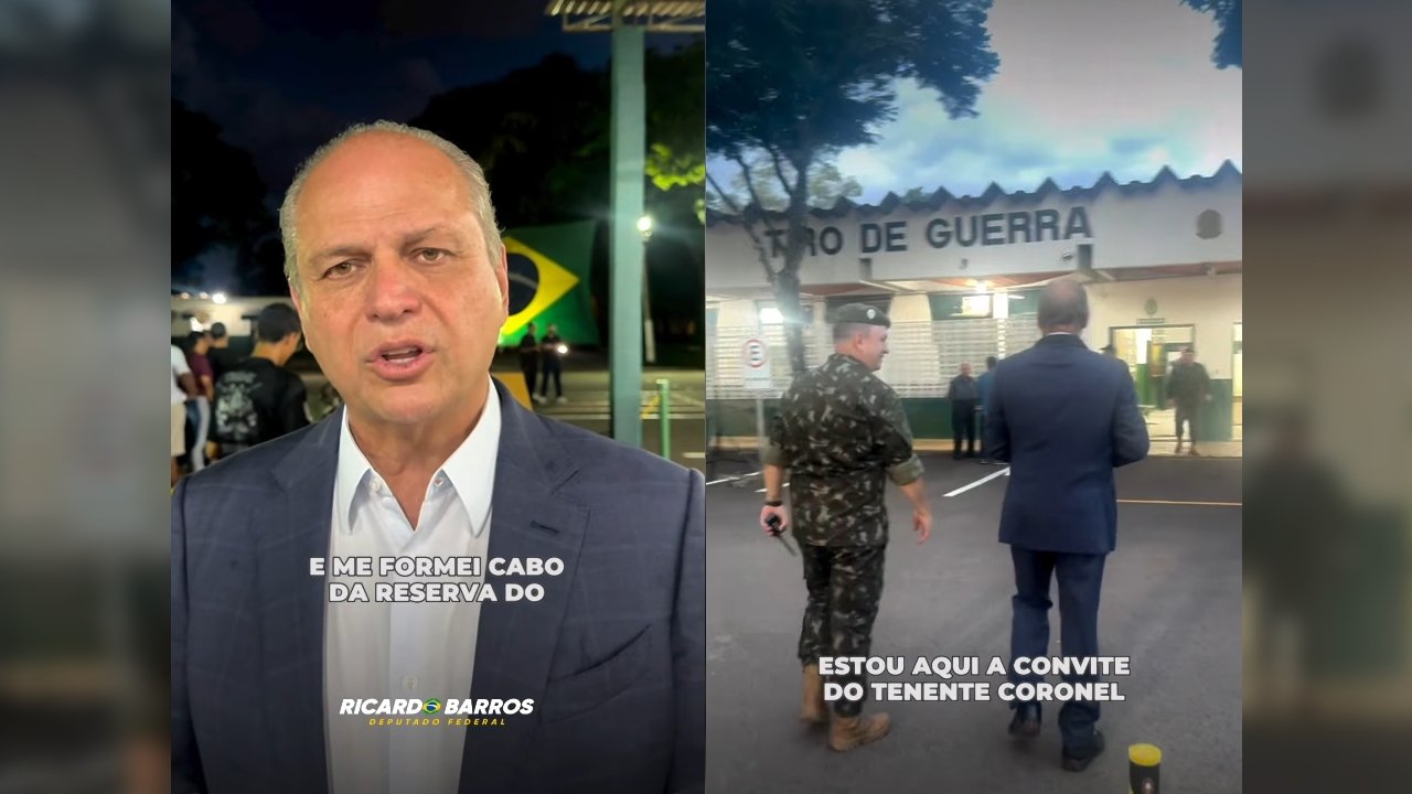 Ricardo Barros recepciona novos atiradores do Tiro de Guerra de Maringá