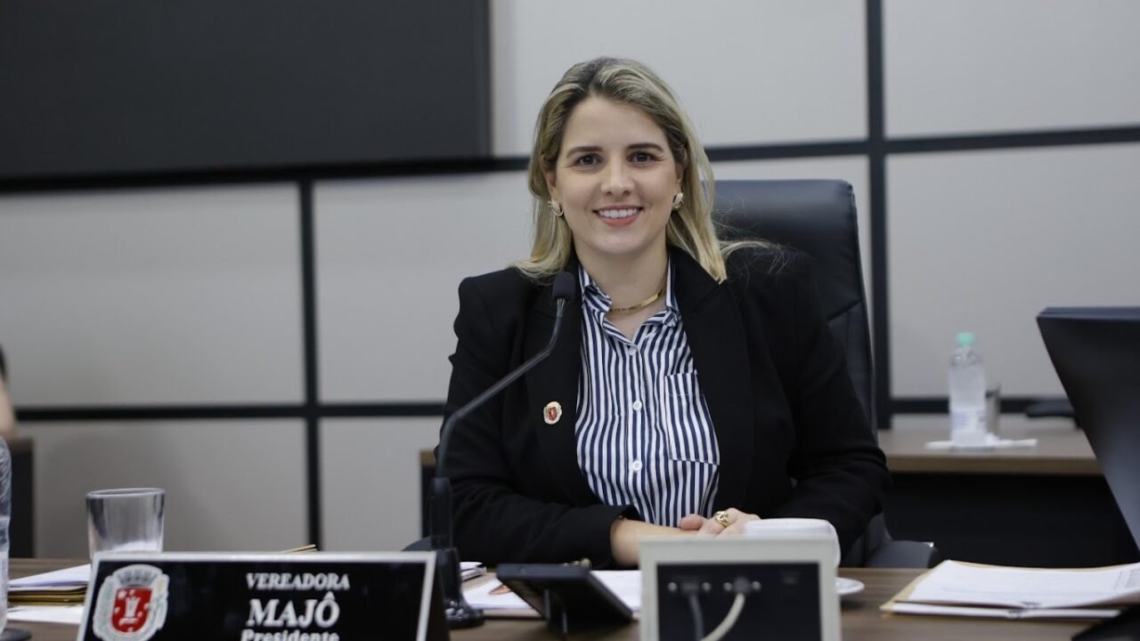 Vereadora Majô, presidente da Câmara Municipal de Maringá