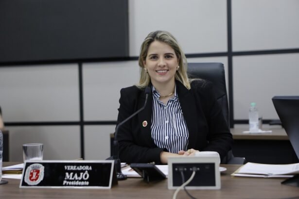 Vereadora Majô, presidente da Câmara Municipal de Maringá