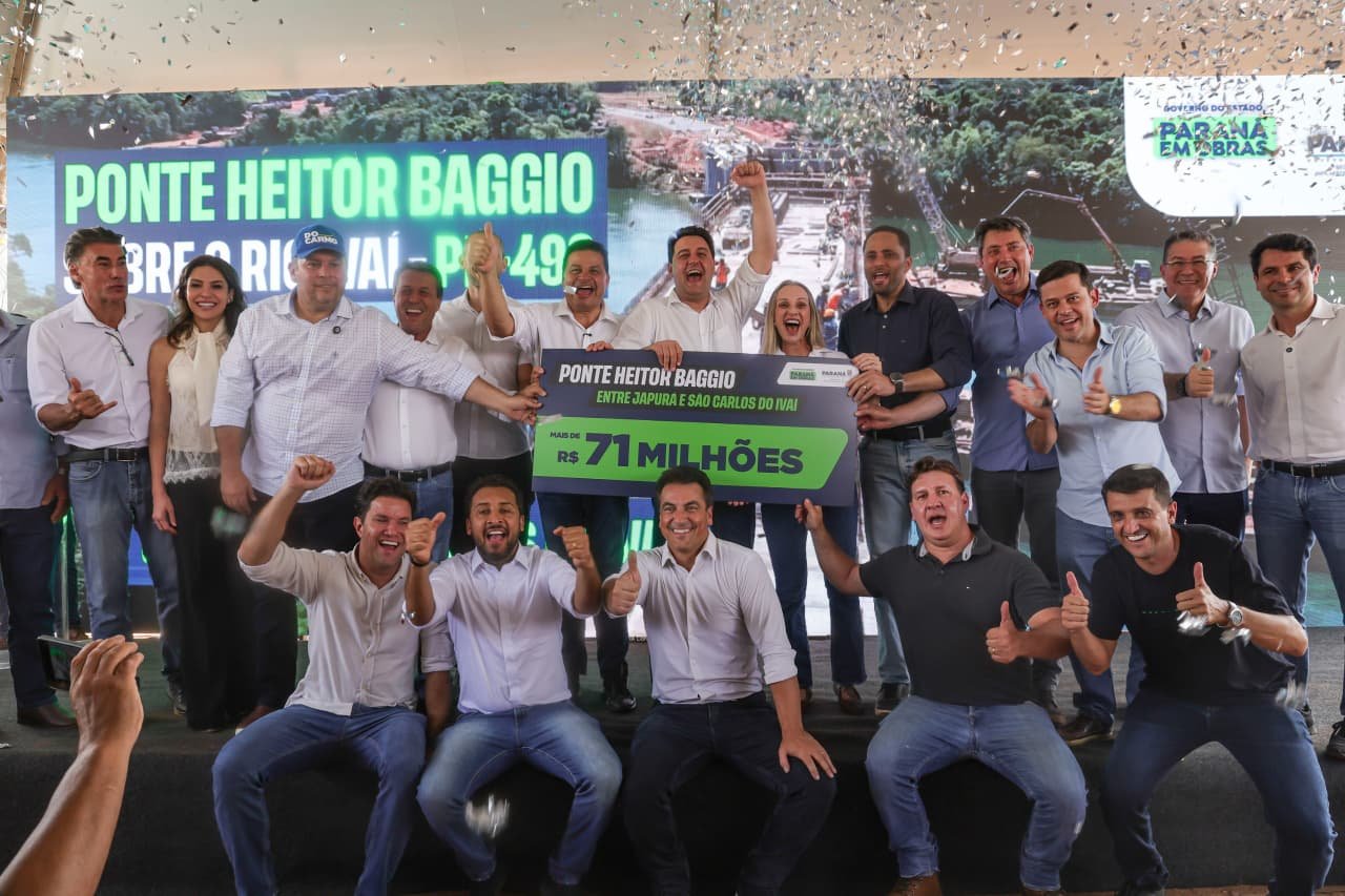 Ponte entre Japurá e São Carlos do Ivaí vai criar eixo de desenvolvimento e gerar empregos na região Noroeste