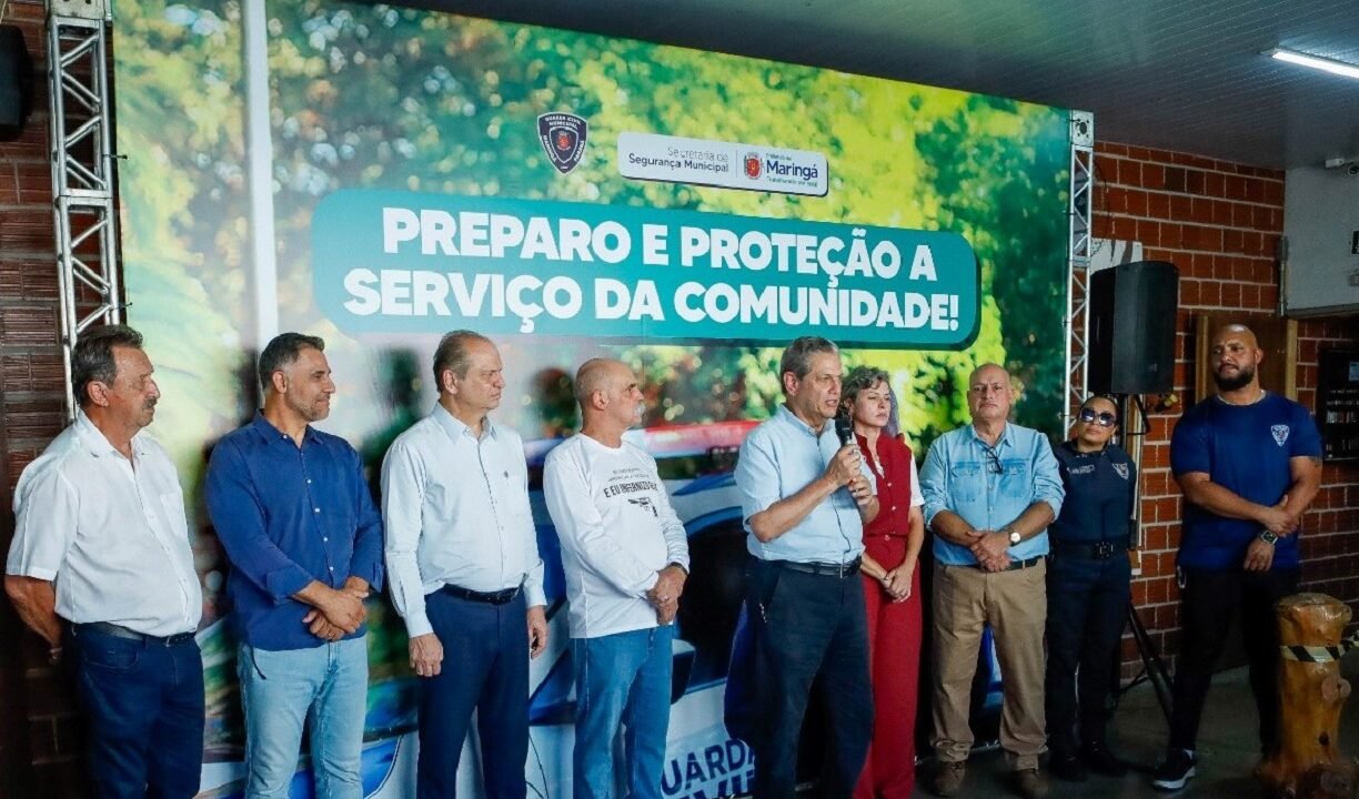 Com maior investimento da história, Maringá apresenta novos armamentos para a Guarda Civil Municipal