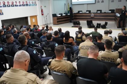 Forças de segurança realizam instrução integrada sobre preservação de local de crime em Sarandi