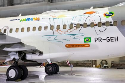 Gol lança aeronave temática em homenagem às Cataratas do Iguaçu e ao Paraná