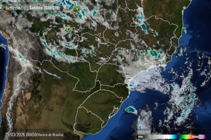 Paraná tem quinta-feira de chuvas irregulares e calor de 33°C na fronteira