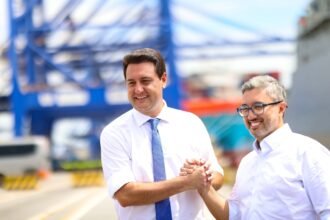 Ratinho Junior busca parcerias com a gigante portuária MSC