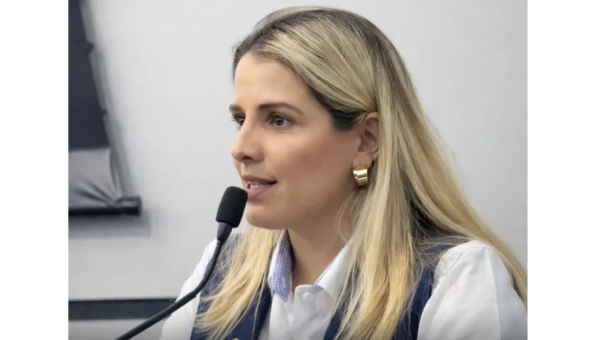A presidente da Câmara de Maringá, vereadora Majô (PP)