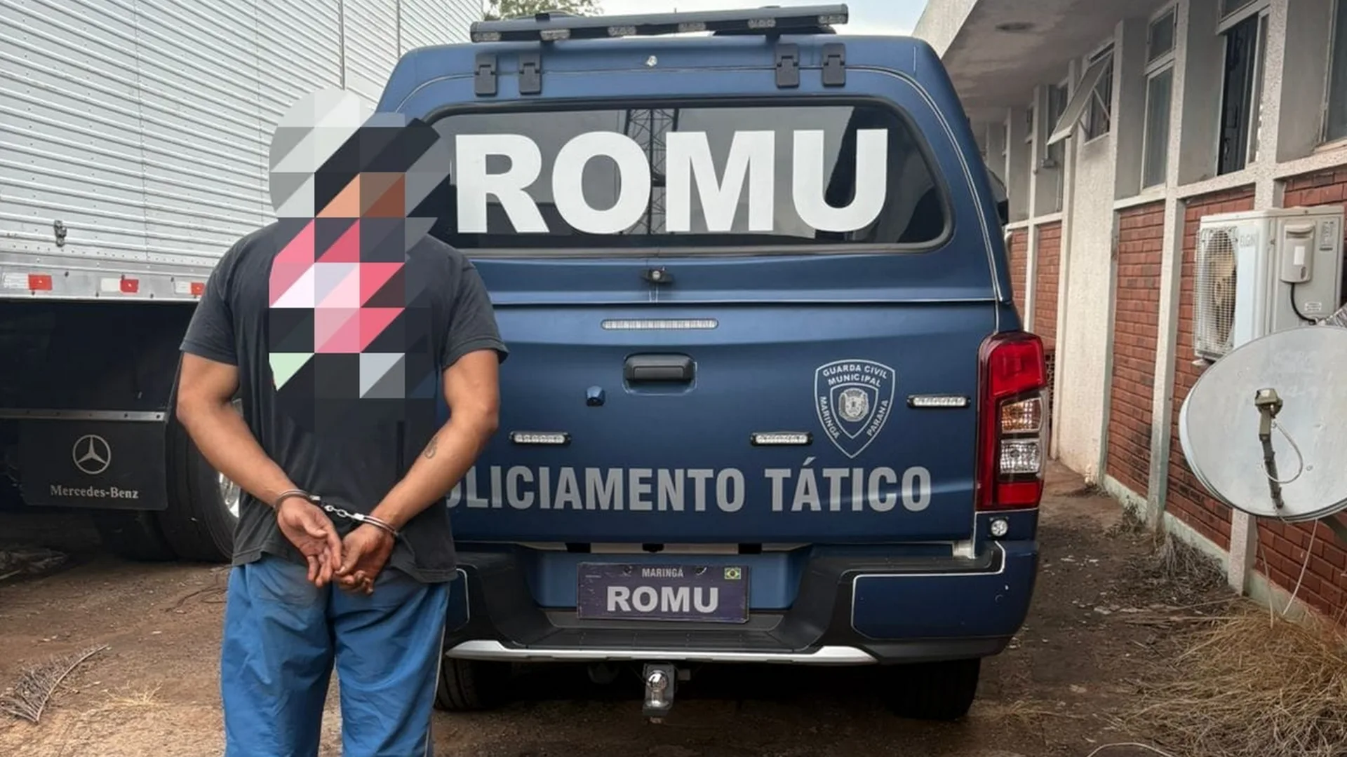 GCM de Maringá e Polícia Penal cumprem mandado de prisão em Unidade Básica de Saúde