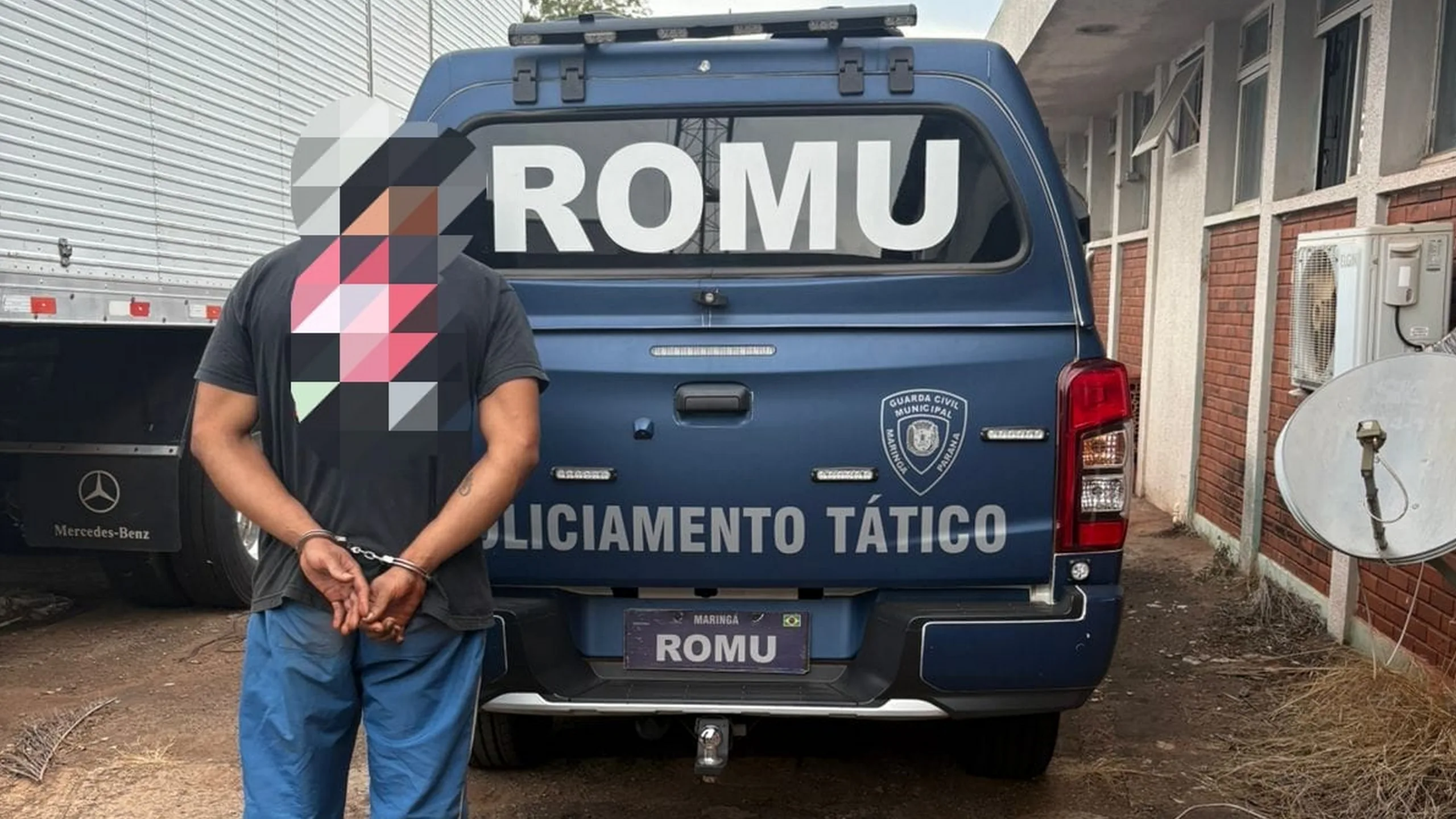 GCM de Maringá e Polícia Penal cumprem mandado de prisão em Unidade Básica de Saúde