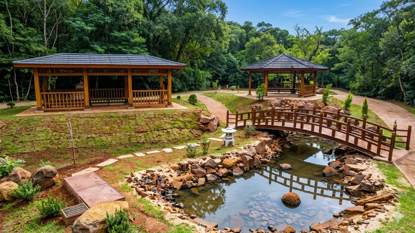 Revitalização do ‘Jardim Imperial Japonês’ do Parque