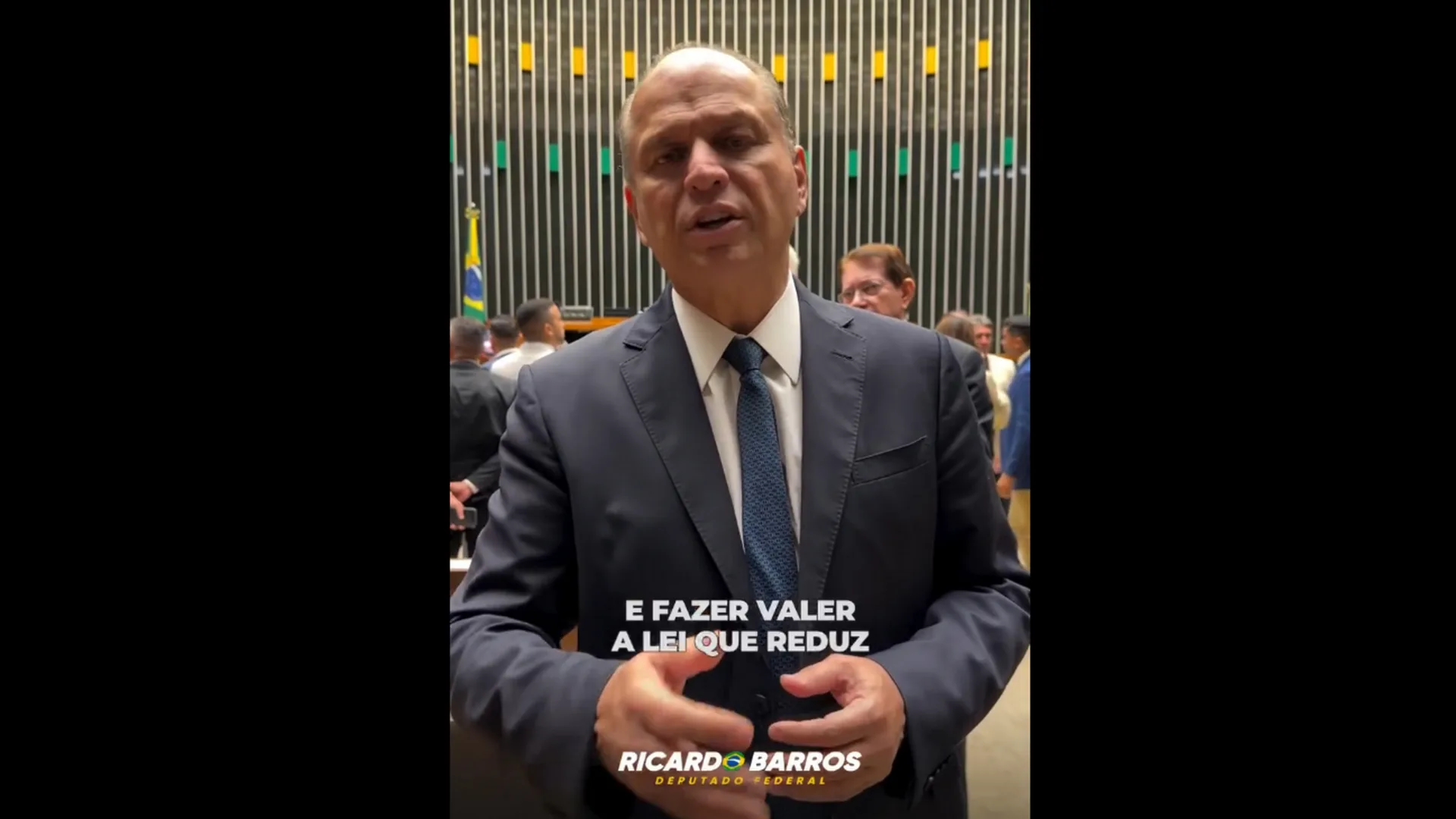 Ricardo Barros é a favor da dosimetria para as pessoas que participaram da manifestação de 8 de janeiro de 2023 e que foram desproporcionalmente condenadas.