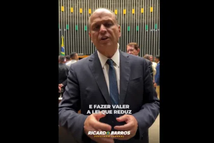 Ricardo Barros é a favor da dosimetria para as pessoas que participaram da manifestação de 8 de janeiro de 2023 e que foram desproporcionalmente condenadas.