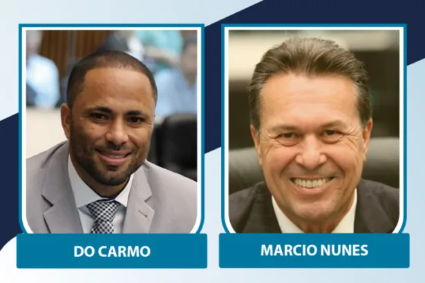 Deputados Marcio Nunes (PSD) e Do Carmo (Podemos)