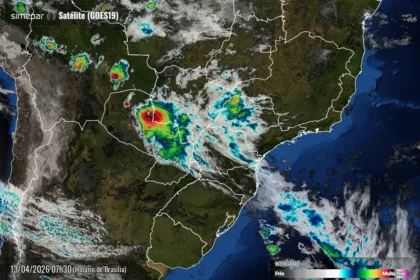 Previsão do tempo no Paraná