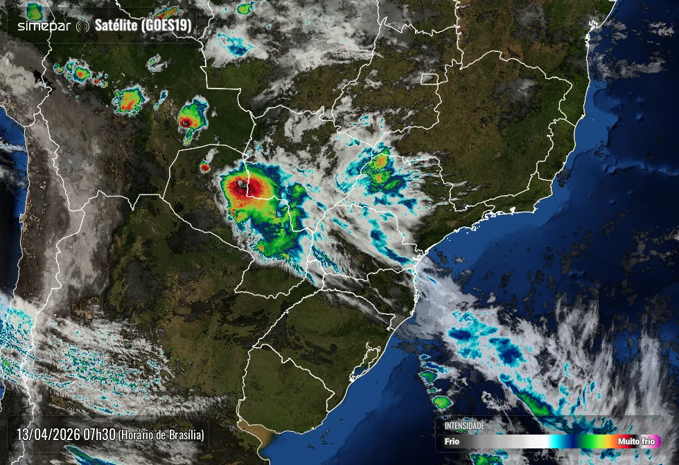 Previsão do tempo no Paraná