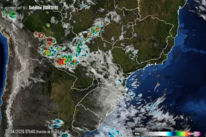 Terça-feira de sol e calor predomina no Paraná, mas com nebulosidade no leste