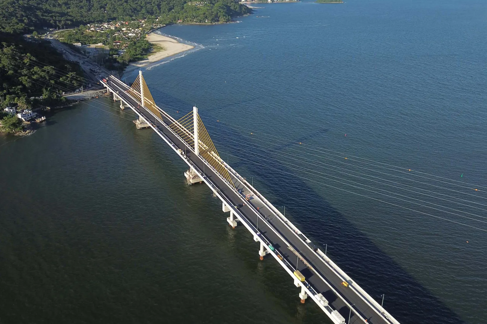 Ponte de Guaratuba já está 100% pavimentada