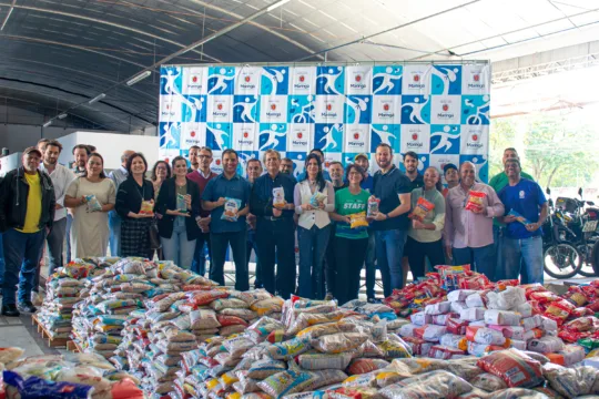Pra Somar recebe mais de 9,3 toneladas de alimentos arrecadadas na 49ª Prova Rústica Tiradentes