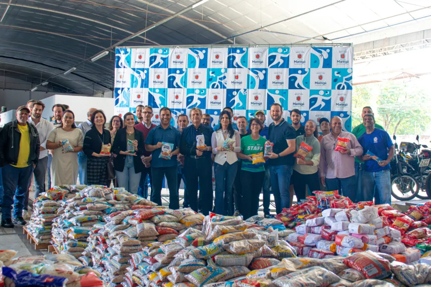 Pra Somar recebe mais de 9,3 toneladas de alimentos arrecadadas na 49ª Prova Rústica Tiradentes