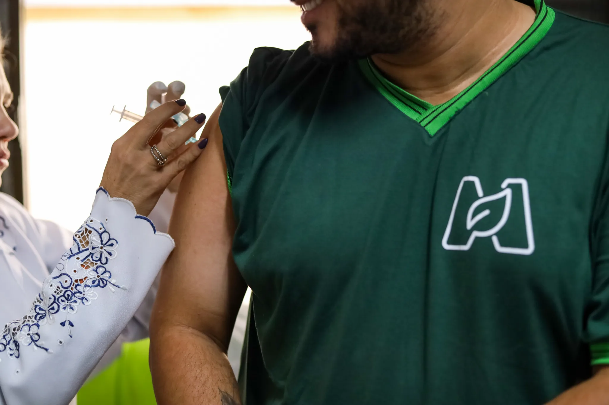 Campanha de vacinação contra a gripe em Maringá