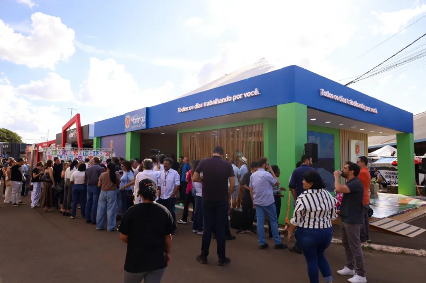 Estande da Prefeitura na Expoingá