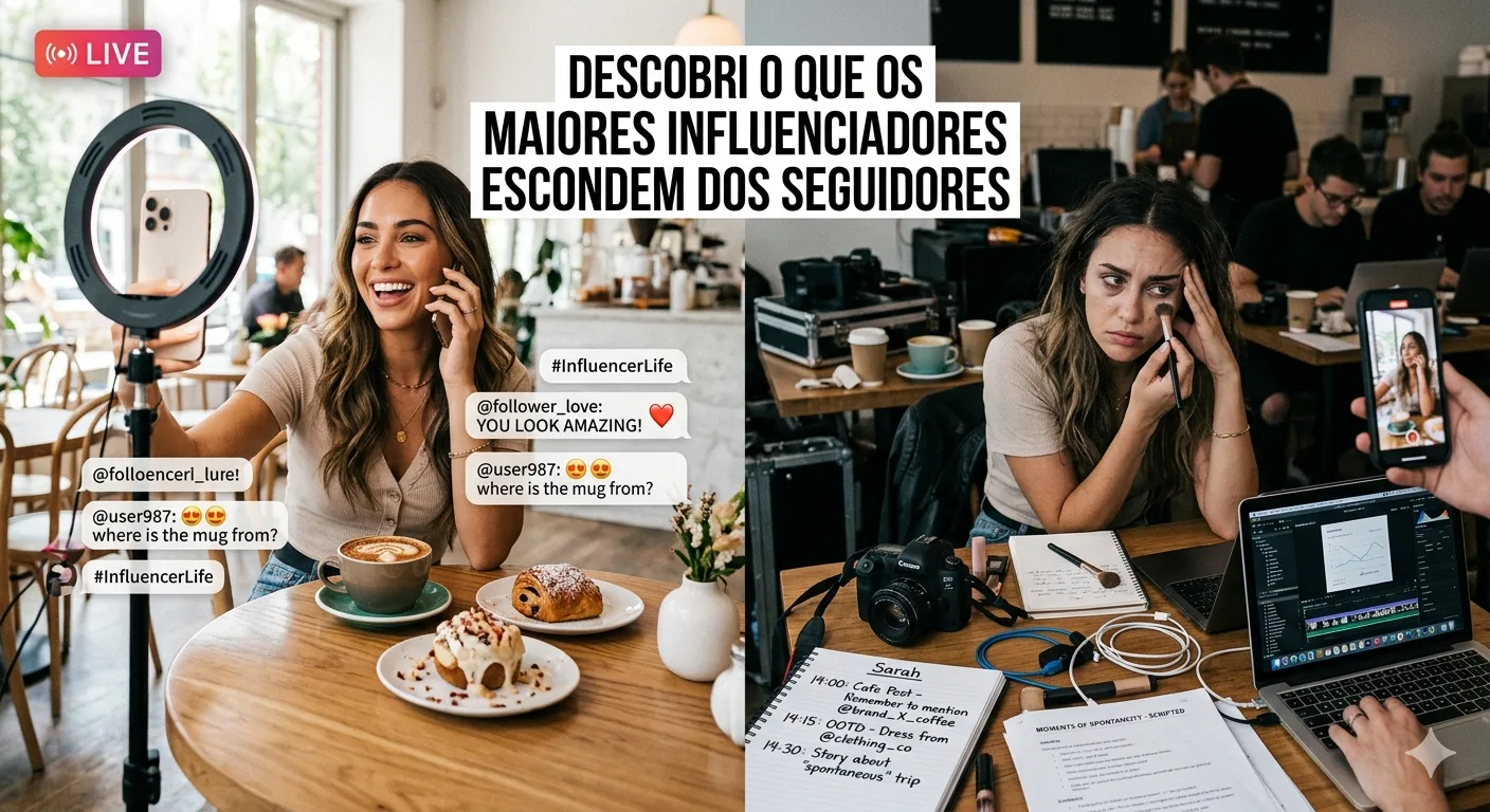 Descobri o que os maiores influenciadores escondem dos seguidores