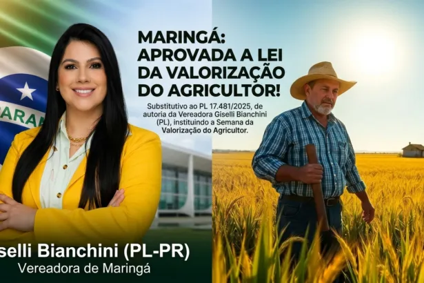 A proposta, de autoria da vereadora e advogada Dra. Giselli Bianchini (PL), institui oficialmente a Semana da Valorização do Agricultor no município.