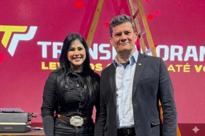 Giselli Bianchini e o senador Sérgio Moro