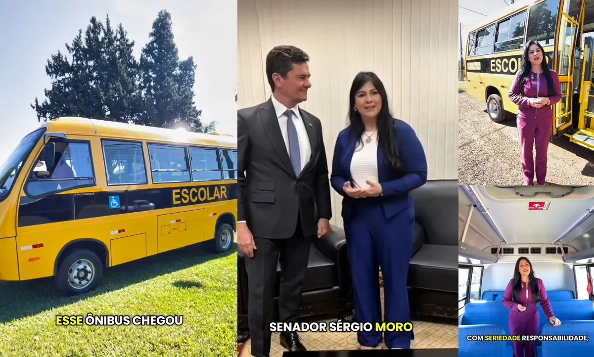 Maringá recebe novo ônibus escolar viabilizado por articulação da vereadora Dra. Giselli Bianchini