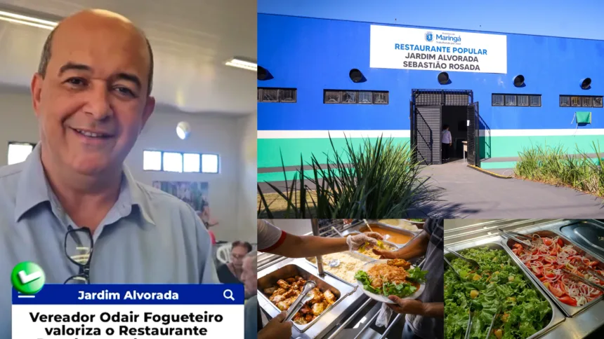 Odair Fogueteiro propõe ampliação e melhorias no Restaurante Popular do Alvorada