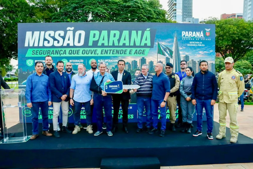 Entrega de 75 novas viaturas reforça atuação das forças de segurança em Maringá e região