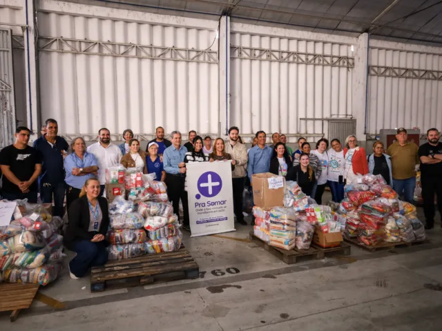 Pra Somar repassa nove toneladas de alimentos arrecadados em ação solidária da Prefeitura durante a Expoingá 2026