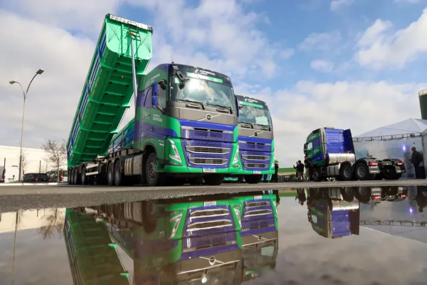 caminhões movidos a biodiesel
