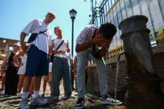Onda de calor extremo na Europa