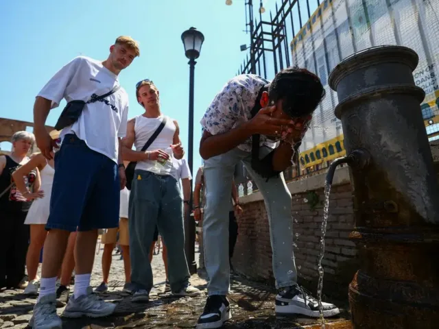 Onda de calor extremo na Europa