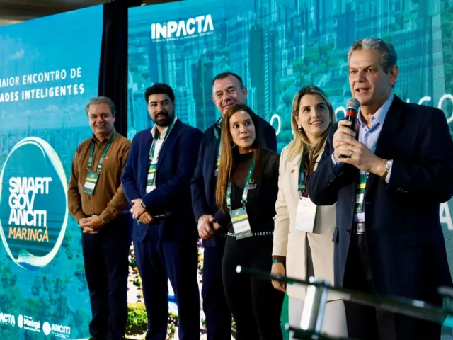 Prefeito Silvio Barros destaca inovação pública na abertura do Smart Gov Anciti 2026 em Maringá