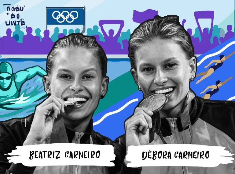 As gêmeas Beatriz e Débora