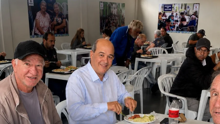 Vereador Odair Fogueteiro visita Restaurante Popular de Maringá