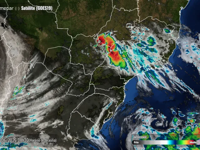 frio chuva forte paraná alerta simepar