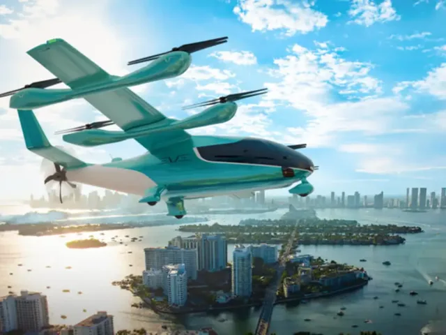 Aeronave elétrica de decolagem e pouso vertical (eVTOL)