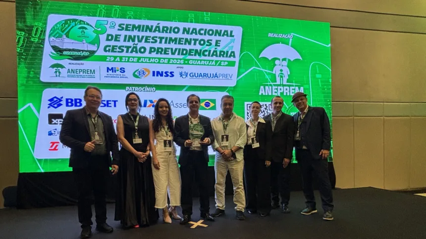 Maringá Previdência conquista o 1º lugar nacional no Prêmio de Investimentos da Aneprem