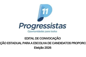 Progressistas convoca convenção para o dia 20; chapa majoritária será definida em 5 de agosto